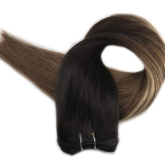 ?Merinda 2 20”  1B/6/27 BALAYAGE HUMAN SEWIN HAIR